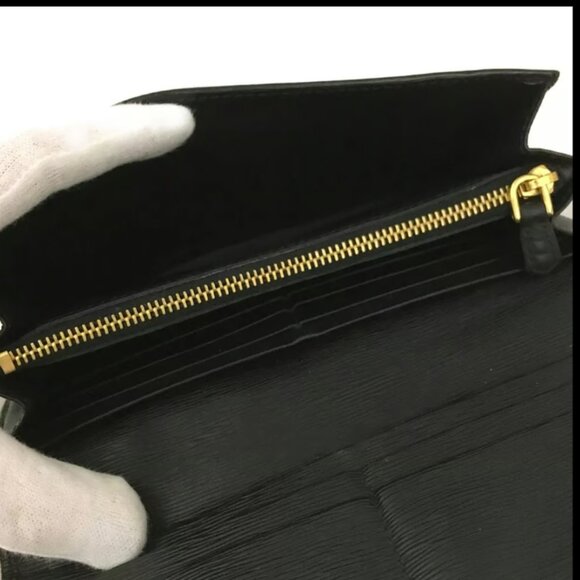 AUTHENTIC PRADA VITELLO MOVE LEATHER LONG BIFOLD WALLET - Picture 5 of 10